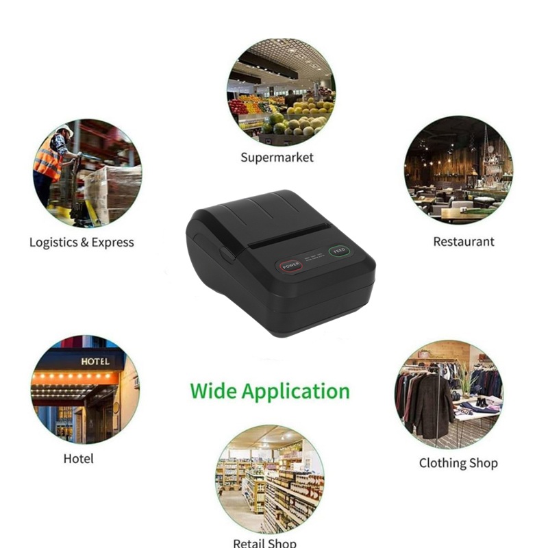 ¿Cuáles son los campos de aplicación de las impresoras térmicas de 58 mm?