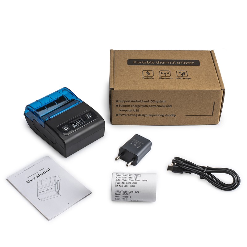 Impresora térmica de recibos de 58 mm